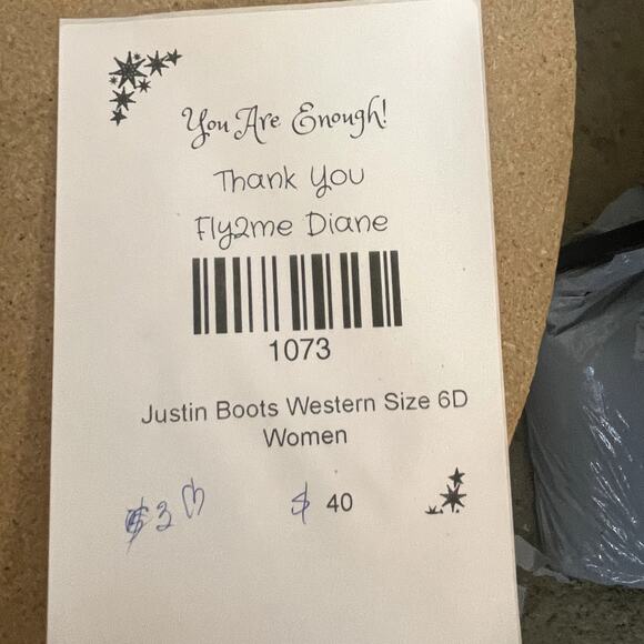 Justin Western Boots Size 6 D Red tan women Leather - Picture 10 of 11